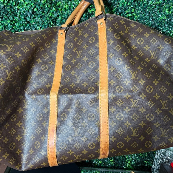 Louis keepall Brown Monogram Travel Bag 60 - Picture 7 of 15